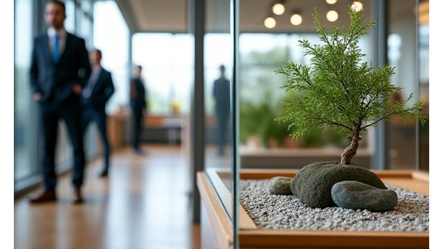 オフィス併設の茶空間